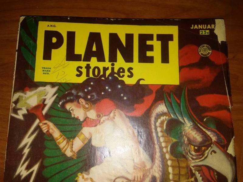 lot 98 image: Planet stories Pulp Fiction January 1951