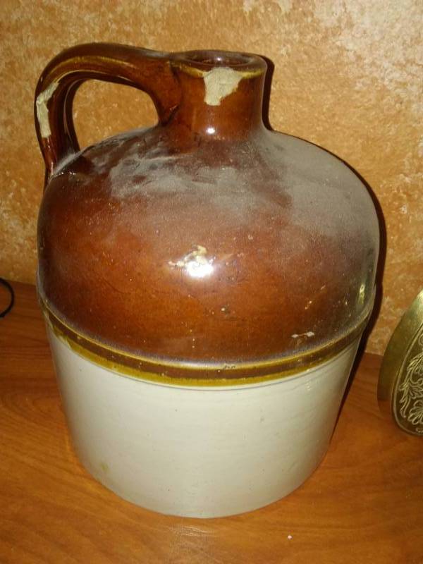 lot 115 image: Crock Jug,  and more