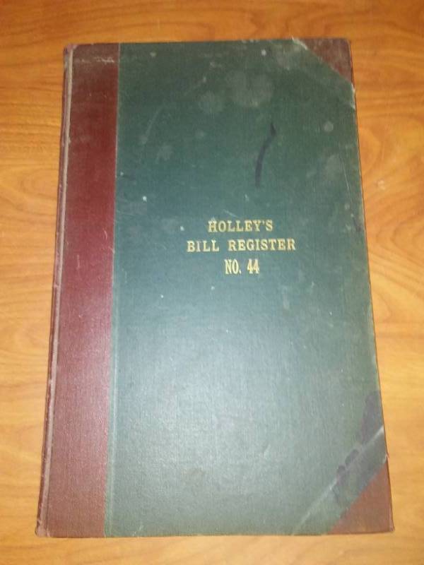 lot 144 image: 99 year old Boyd Minnesota General Store Journal