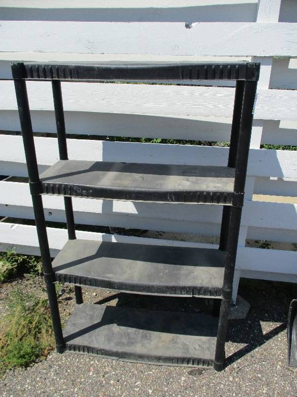 lot 53 image: Plastic Shelf Unit