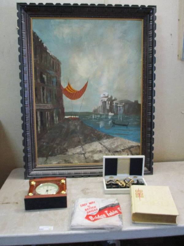 lot 101 image: PictureJewelryClockBible