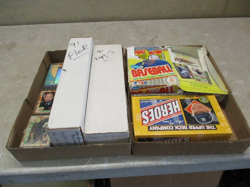 lot 145 image: Baseball and Desert Storm Cards