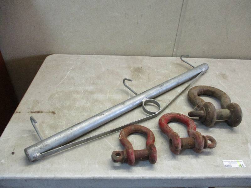 lot 155 image: Fence Stretcher and clevises