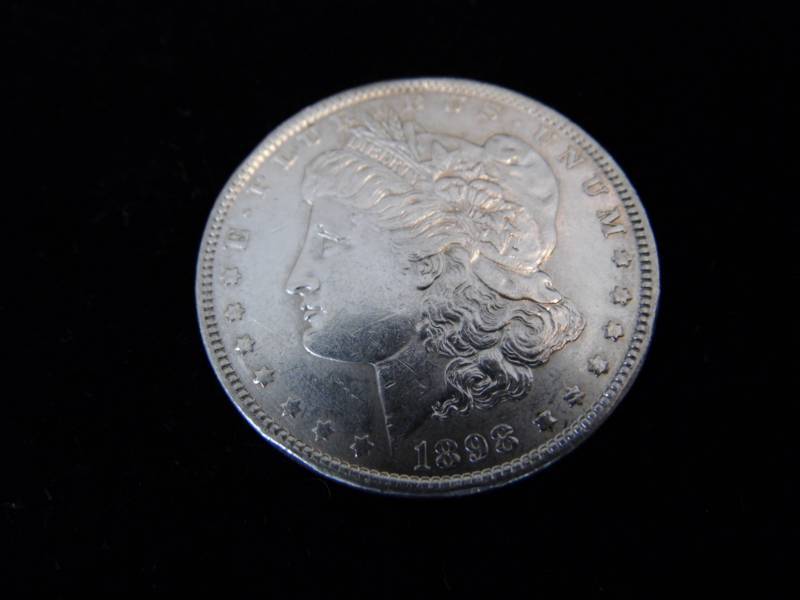 Morgan Dollar Coin - 1898