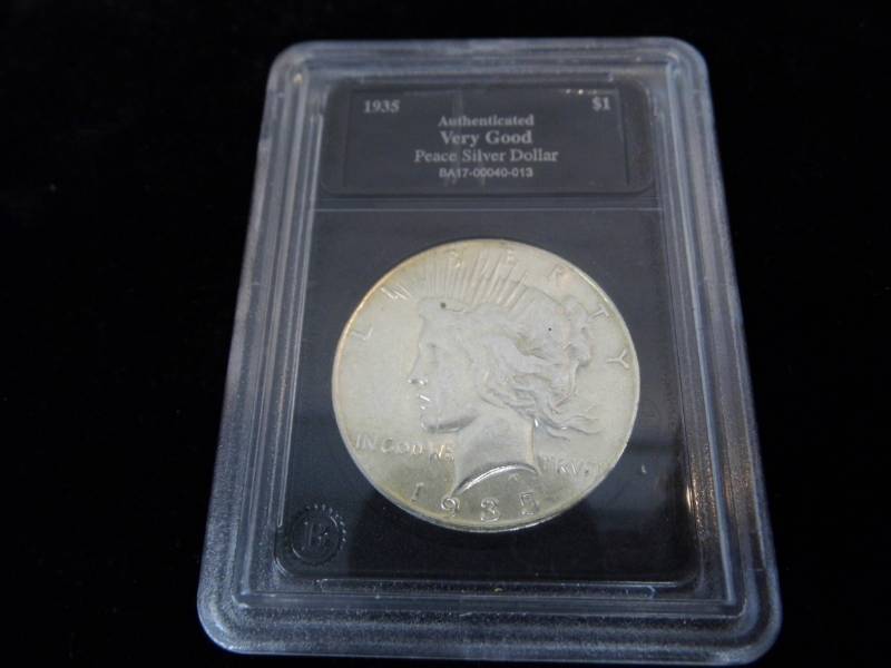 Peace Dollar Coin - 1935