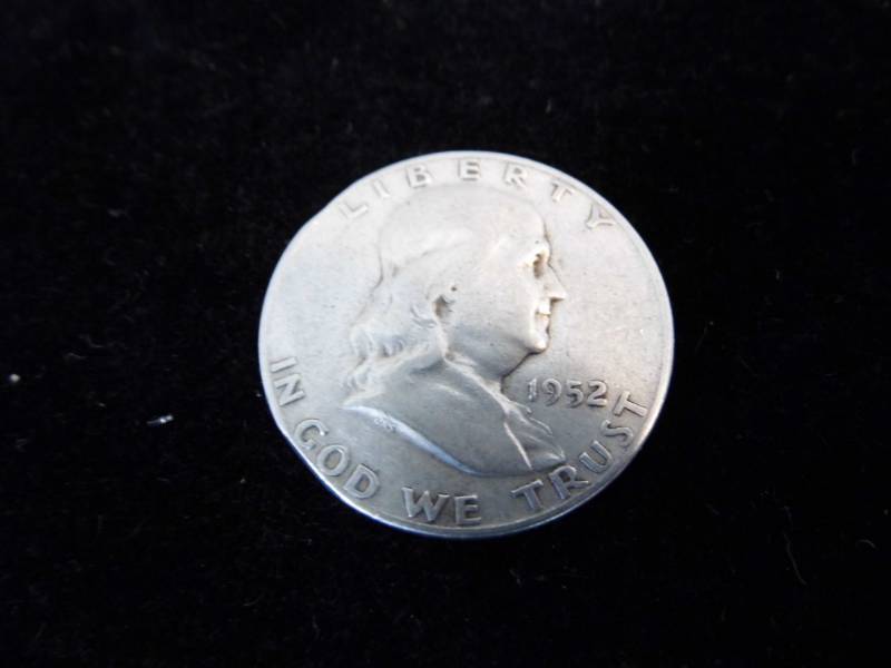 Franklin Half Dollar Coin - 1952