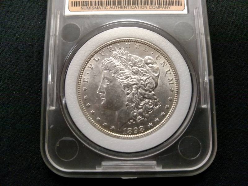 1898 MS66 NAC Morgan Silver Dollar...
