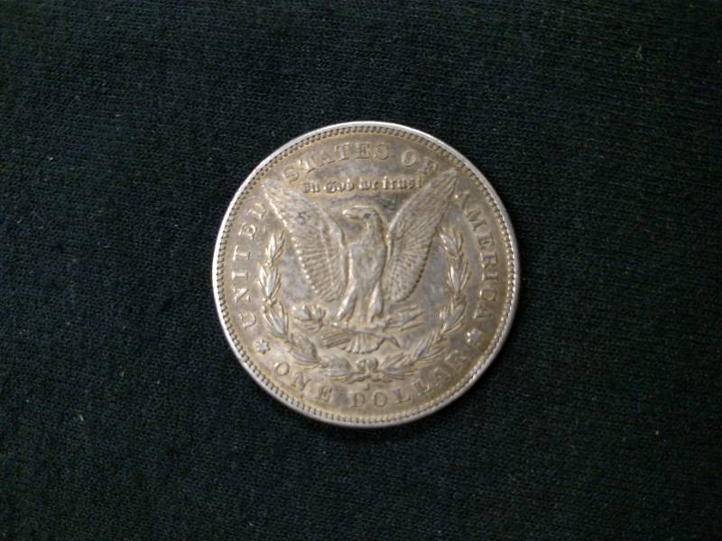 1878 S 7 Tail Feathers Morgan Silve...