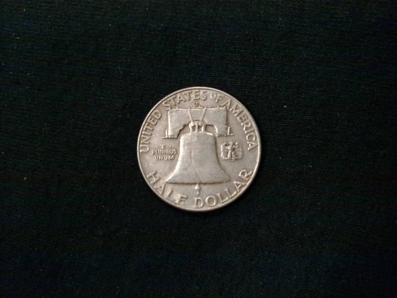 1960 D Franklin Silver Half Dollar...