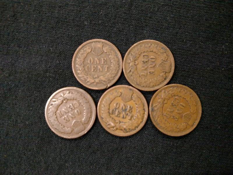 1896, 03, 04, 06, & 07 Indian Head ...