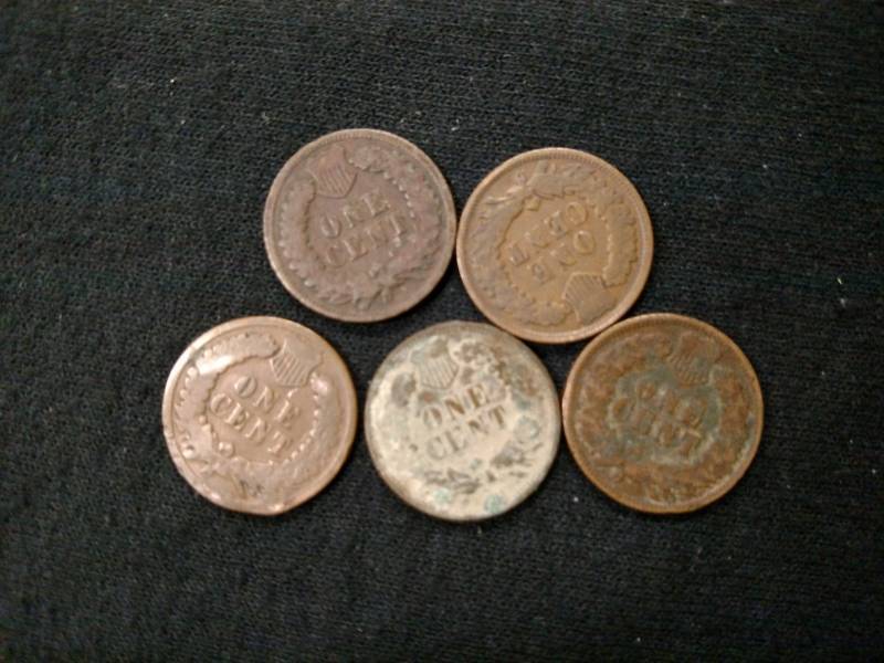 1888, 99, 03, 05, & 08 Indian Head ...