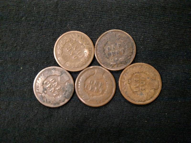 1888, 97, 05, 06, & 07 Indian Head ...