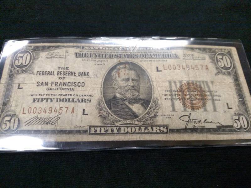 1929 Fifty Dollars San Francisco, 1...