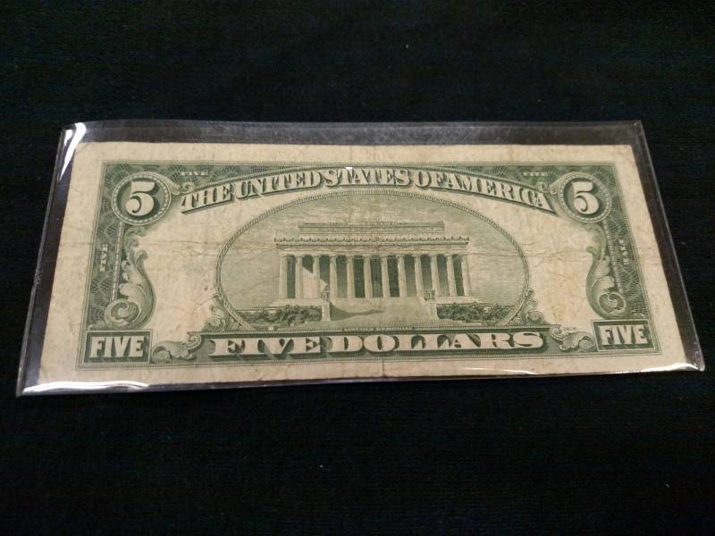 1953 A Five Dollars Silver Certific...