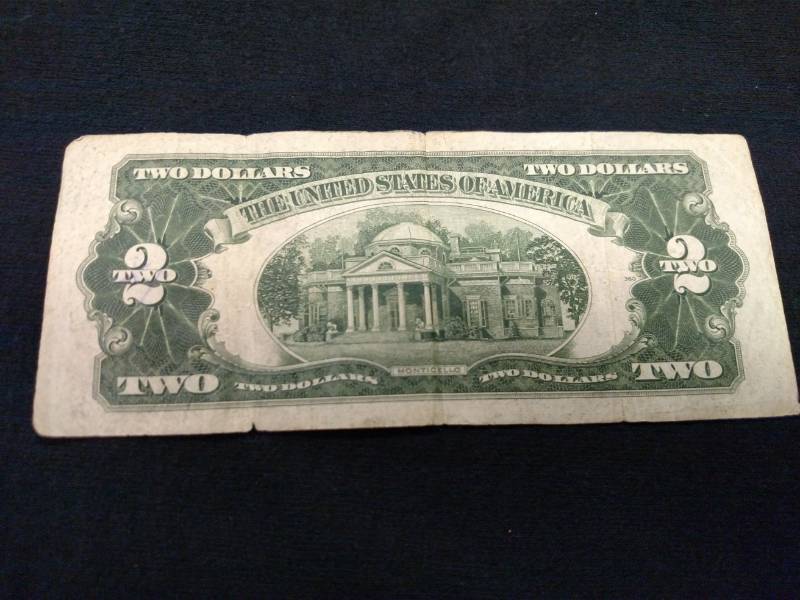 1928 G Two Dollars Red Seal Note...