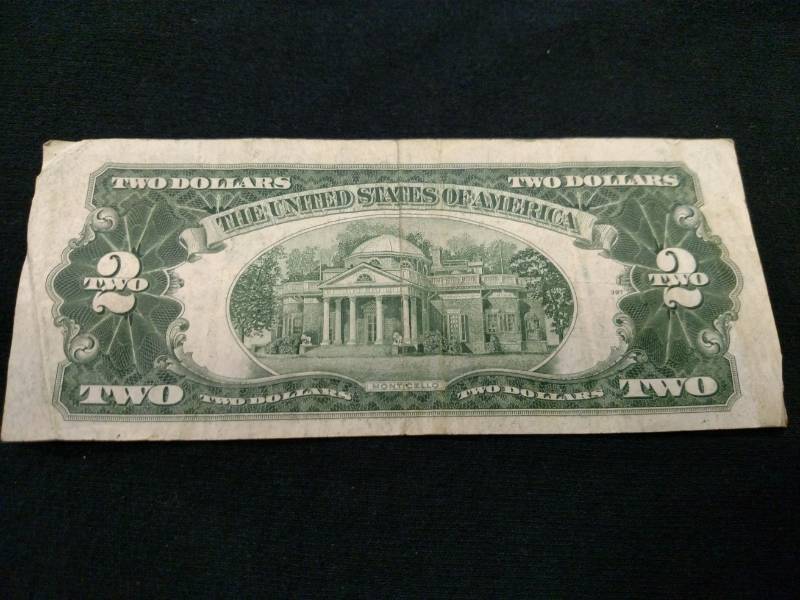 1953 Two Dollars Red Seal Note...