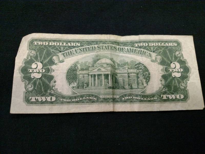 1953 A Two Dollars Red Seal Note...