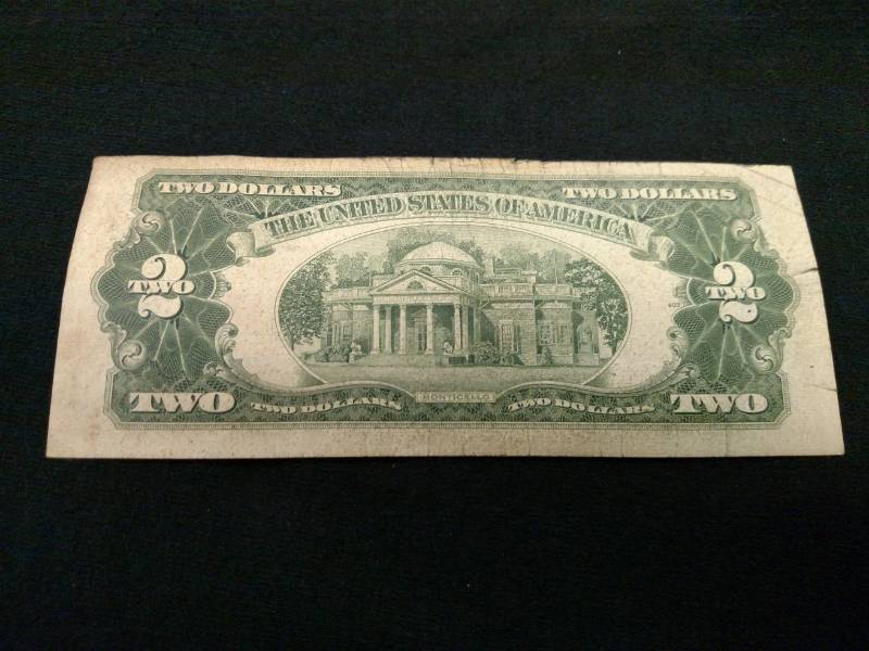 1953 B Two Dollars Red Seal Note...