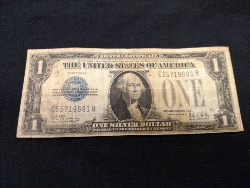 1928 B Funny Back One Dollar Silver...