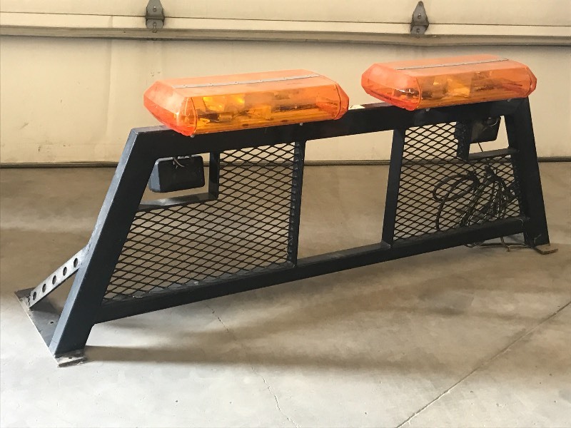 lot 8 image: Heavy Duty Steel Headache Rack, (2)...