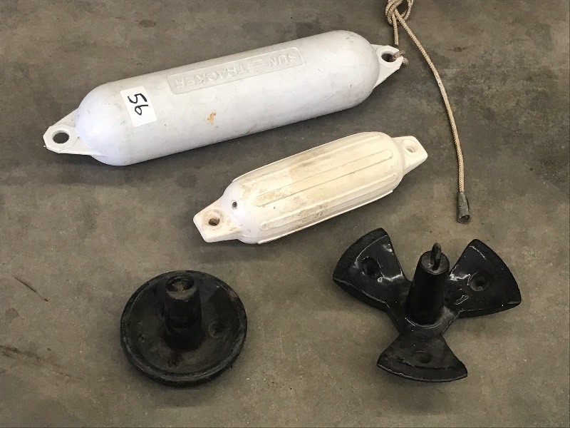 lot 56 image: Lot Of (2) Boat  Dock Bumper Bouys...