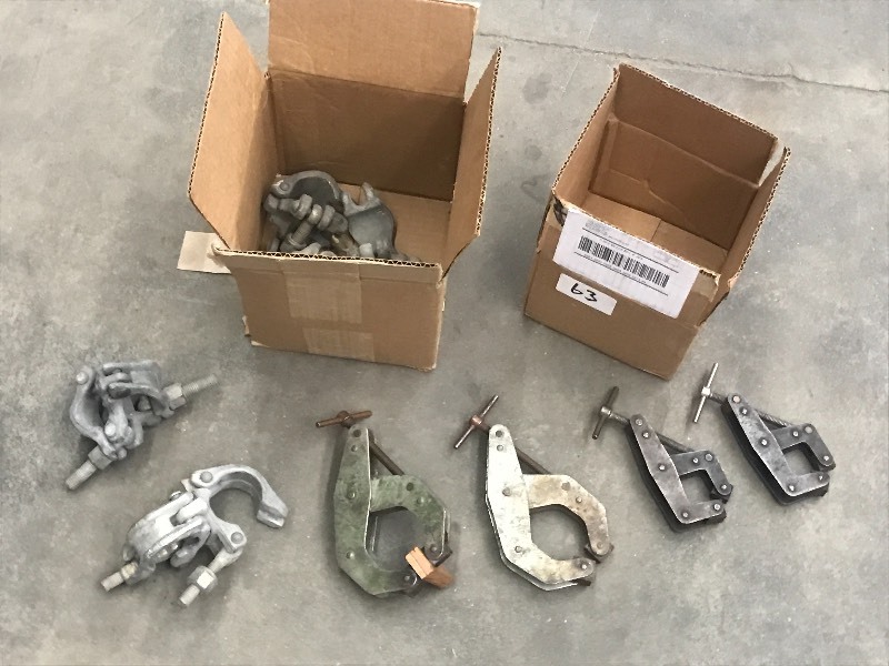 lot 63 image: (2) Boxes Of Kant-Twist Screw Clam...