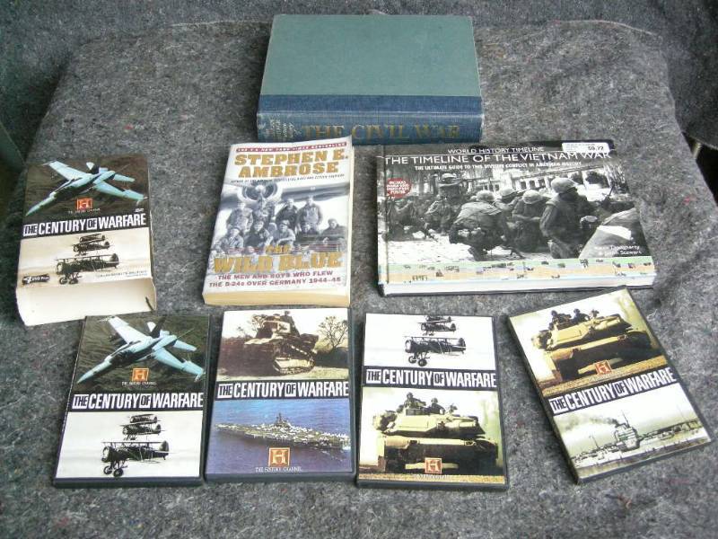 lot 12 image: Military Books - DVD Set