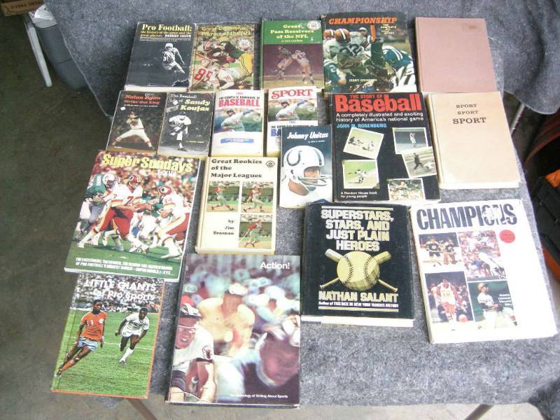 lot 28 image: Group Vintage Sports Related Books