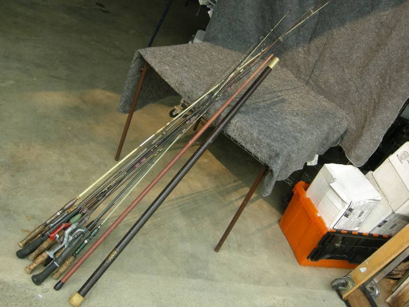 lot 44 image: Vintage Fishing Rods