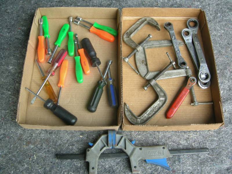 lot 99 image: Drivers, Ratchet Wrenches, Clamps