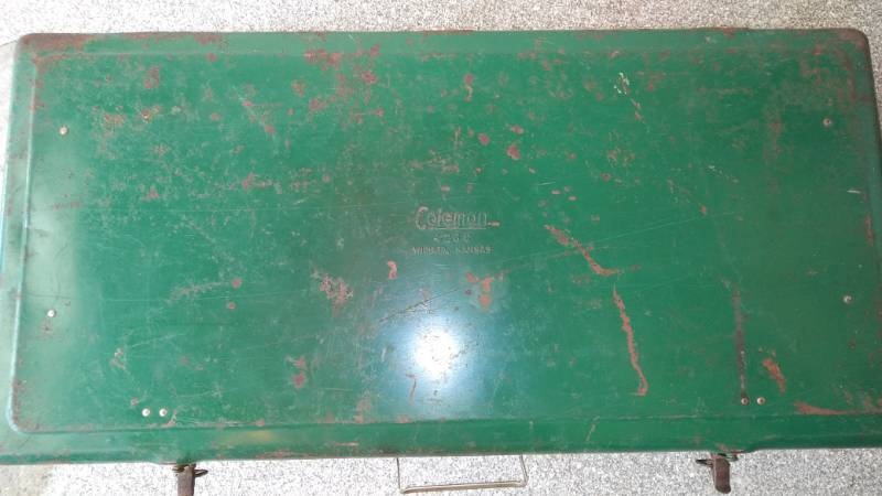 lot 64 image: 3 Burner Coleman Camp stove - model 426E