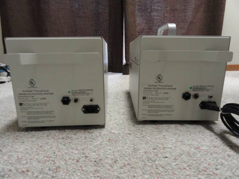 lot 69 image: Stackhouse AirSafe VersaVac 2 Medical Smoke Filtration System