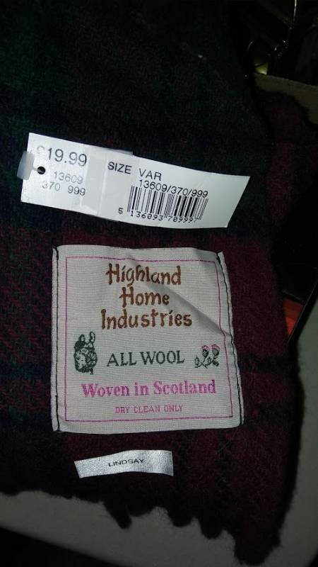 lot 70 image: Highland Homes (Genuine ) Wool Blanket