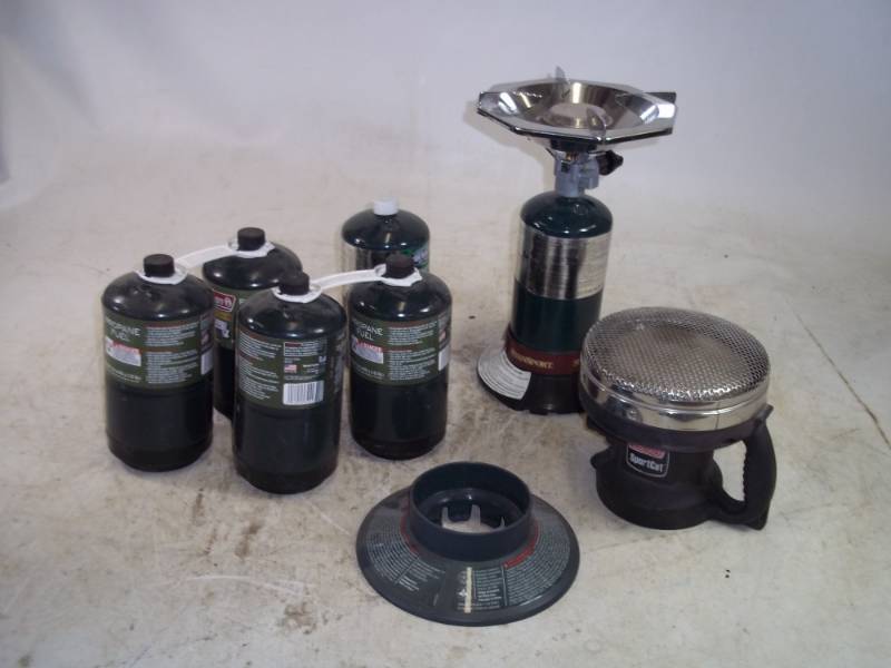lot 18 image: Portable Propane Heaters & Bottles