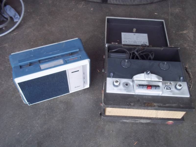 lot 97 image: Vintage 8 Track Player & Reel to Reel