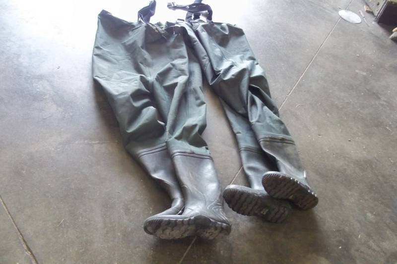 lot 108 image: 2 Pairs Chest Waders Size 11