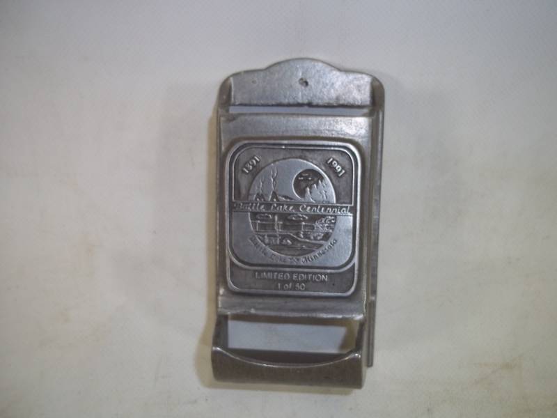 lot 123 image: Battle Lake matchbox holder Limited Edition