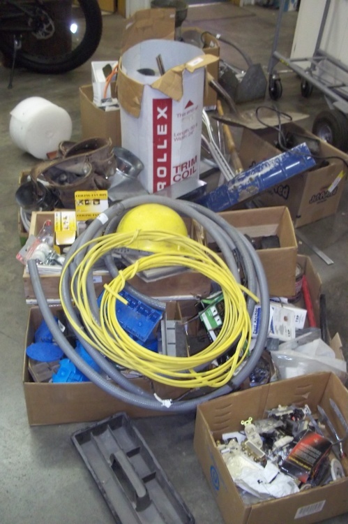 lot 143 image: Large Lot of Construction Supplies
