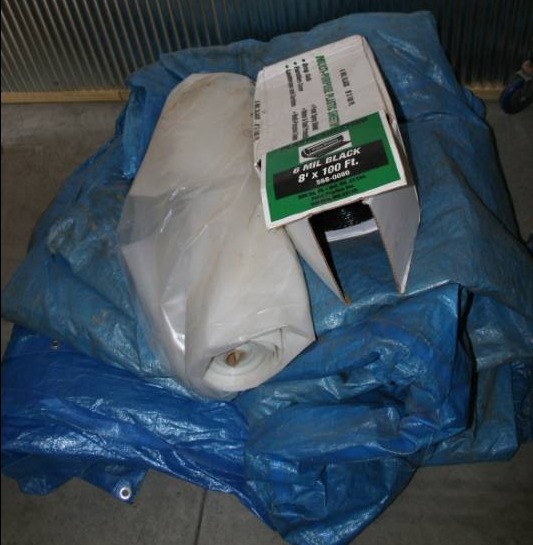 lot 30 image: Plastic Sheeting and Tarps