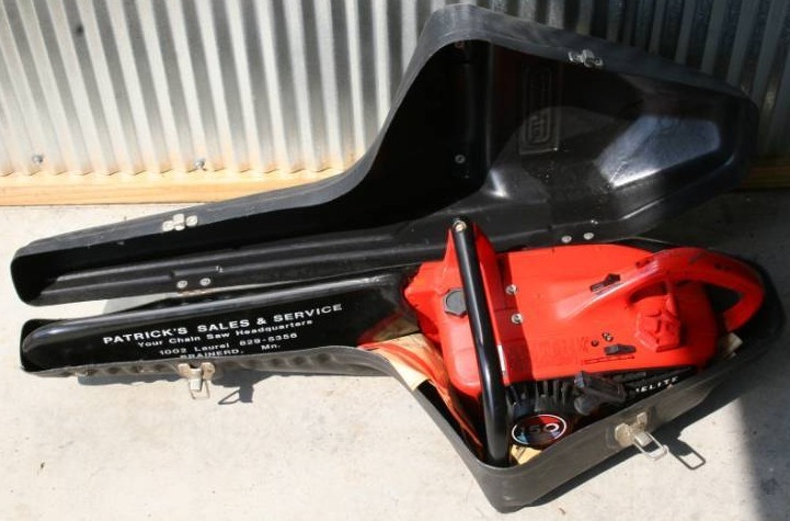 lot 62 image: Chainsaw with Case