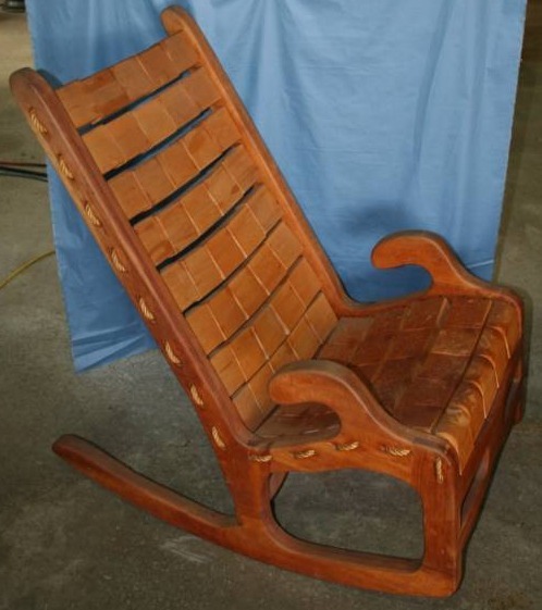 lot 103 image: Wooden Block Rocker