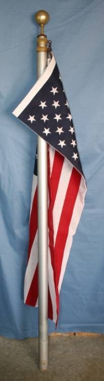 lot 116 image: Flagpole with American Flag
