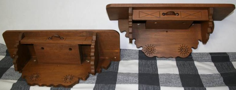 lot 173 image: Unique Wall Shelves
