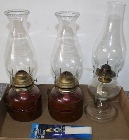lot 188 image: Oil Lamps