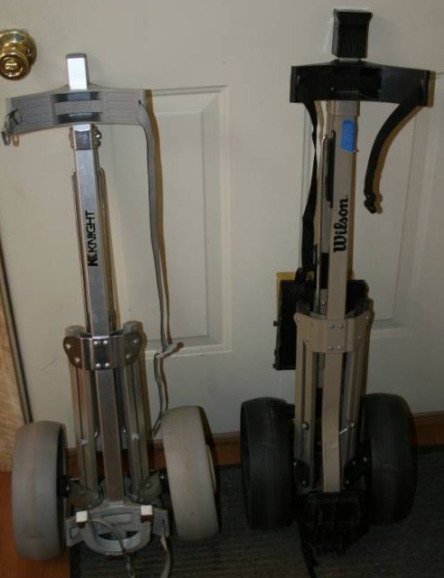 lot 195 image: Two Golf Bag Carts