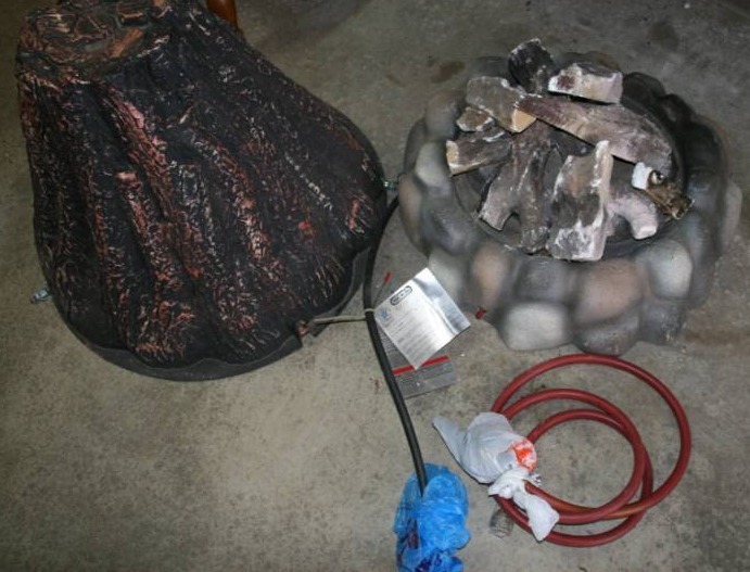 lot 217 image: Gas Fire Pit