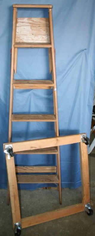 lot 223 image: 6 Ladder and Furniture Dolly