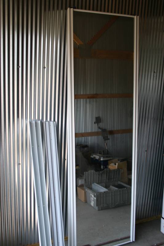 lot 235 image: Mirror Closet Door with Track