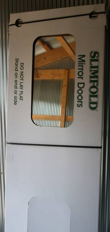lot 236 image: Mirror Closet Door with Track
