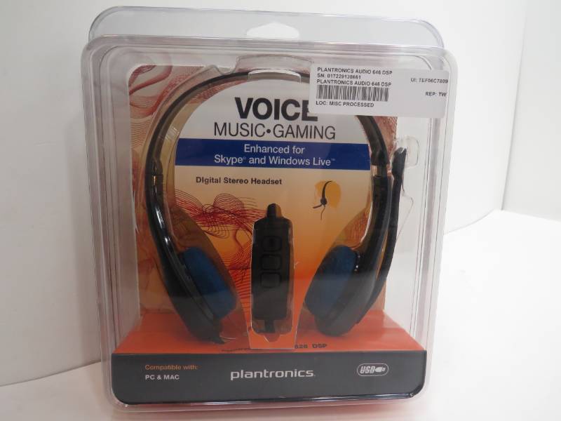lot 24 image: Plantronics Music and Gaming Head Phones